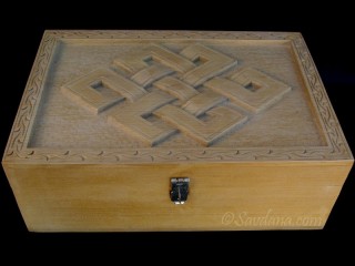 CTT42 Coffret Tibétain Noeud Sans Fin