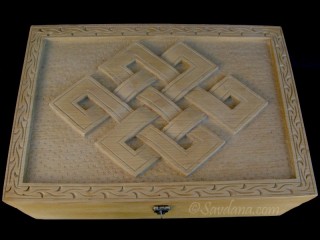 CTT42 Coffret Tibétain Noeud Sans Fin