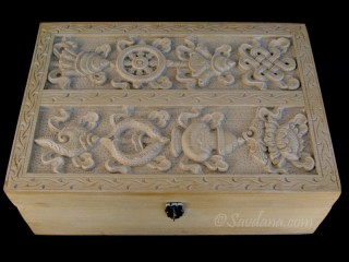 CTT46 Coffret Tibétain Signes Auspicieux du Bouddhisme