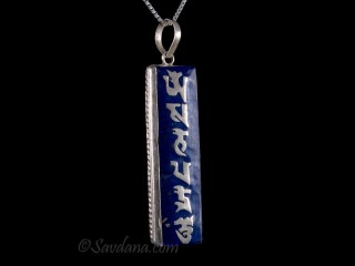 PA350 Pendentif Argent Massif Mantra