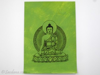 AF91 Affiche du Népal Bouddha