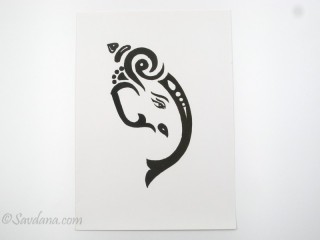 AF95 Affiche du Népal Ganesh