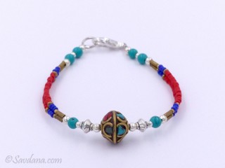 BrD188 Bracelet Tibétain