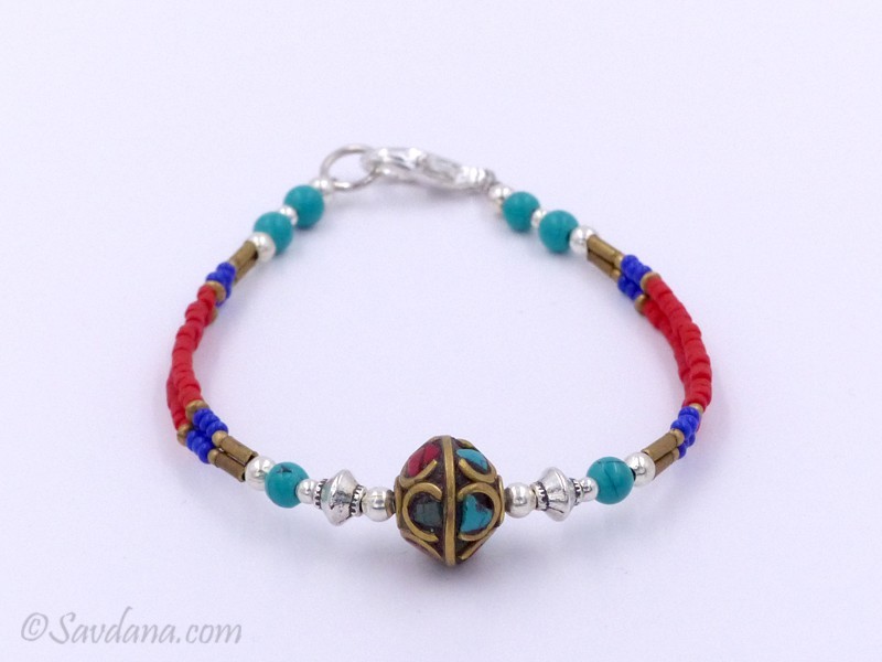 BrD188 Bracelet Tibétain