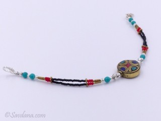 BrD294 Bracelet Tibétain 21 cm
