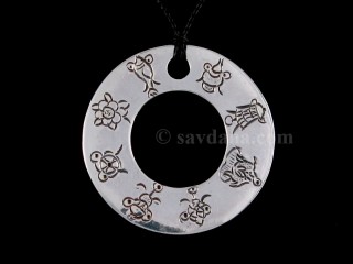 PA385 Pendentif Argent Massif Astamangala