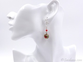BdOD46 Boucles d’Oreille Tibétaines