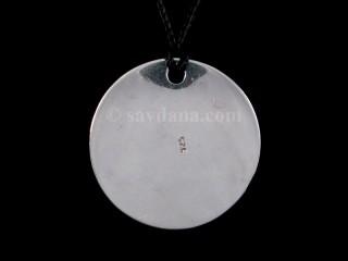PA386 Pendentif Argent Massif Noeud sans Fin