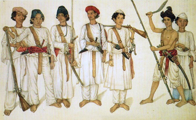 Les guerriers Népalais
